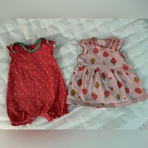 Baby Girls’ Strawberry outfits